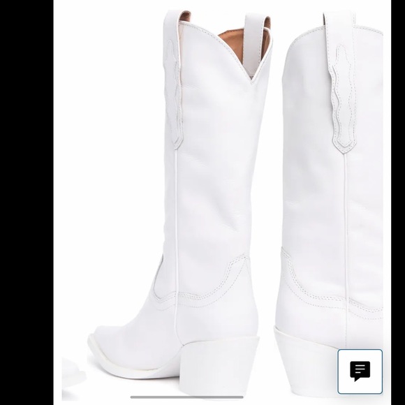 Jeffrey Campbell White Floured Western Boots - Picture 3 of 9